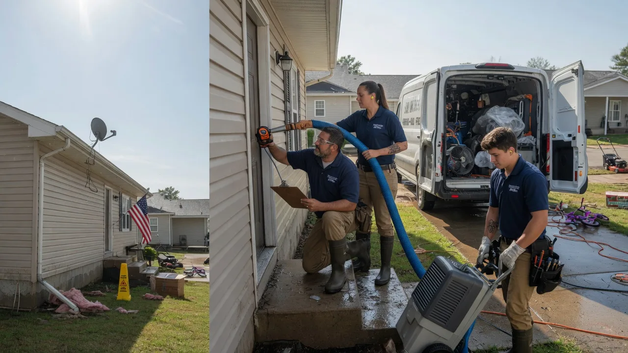 Ceiling Water Damage Restoration in Ardmore, OK near me